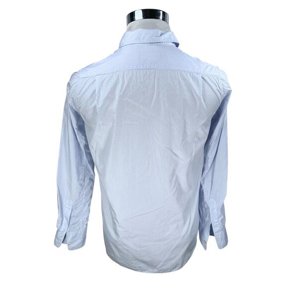 Isabel Marant Shirt Women’s 34 Blue Striped Cotton Long Sleeve Button-Up US 2 - Picture 5 of 11